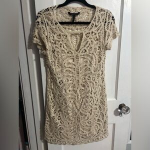 BCBG Crochet Dress Size Medium Inner Liner Dress